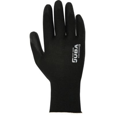 Gants manutention polyester sans coutures enduction nitrile tanche noir KSNI100NN - Juba