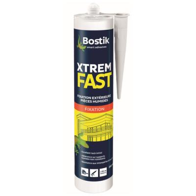 Mastic fixation hybride spcial extrieur/humidit Xtrem'Fast - Bostik