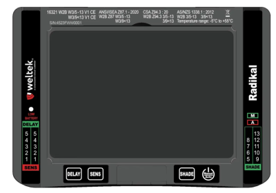 MASQUE DE SOUDAGE VENTILE RADIKAL + VENTILATION ASSISTEE AIRKOS - Weltek