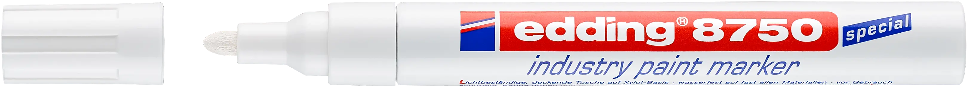 MARQUEUR PEINTURE SPECIAL INDUSTRIE BLANC 8750 - Edding