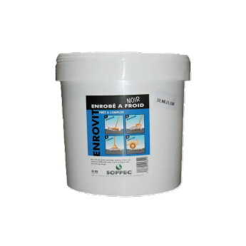 ENROBE A FROID ENROVIT SEAU DE 25KG Noir - Soppec