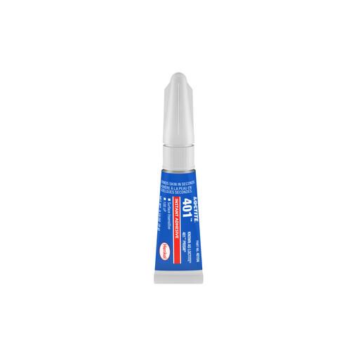 Colle instantanée liquide multi-usages cyanoacrylate 401 (Tube 3gr) - Loctite