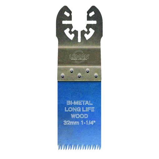 Lame scie plongeante pour bois bi-métal 32x40mm LONG LIFE 4032DJ.01 - Leman