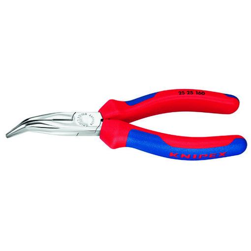 Pince à bec demi-rond 160mm coudé 40° - Knipex