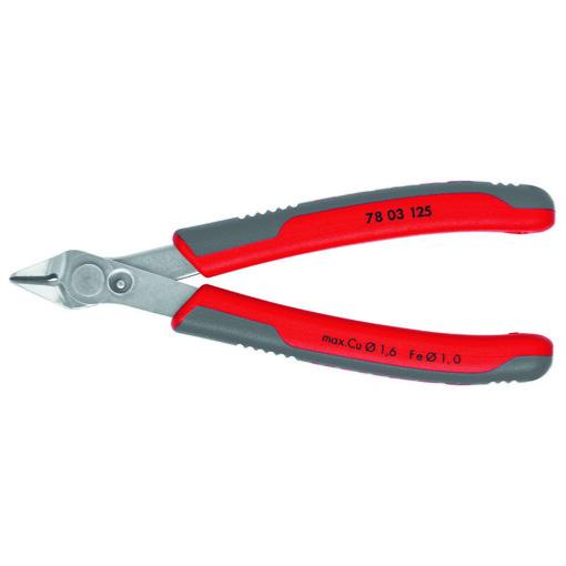 Pince coupante Inox Electronic Super Knips® 125mm Ø1,6 - Knipex