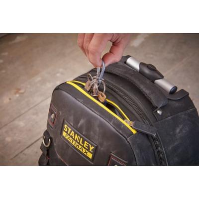 Sac à dos à roulettes porte outils multi poches nylon FatMax - Stanley