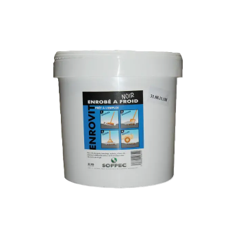 ENROBE A FROID ENROVIT SEAU DE 25KG Noir - Soppec