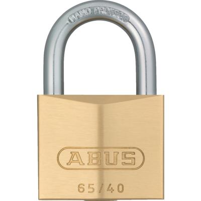 Cadenas  cl laiton traditionnel srie 65 40mm s'entrouvrant N.6401 - Abus