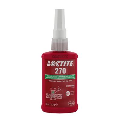 Colle mthacrylate mtaux frein filet forte rsistance 270 (50ml) - Loctite