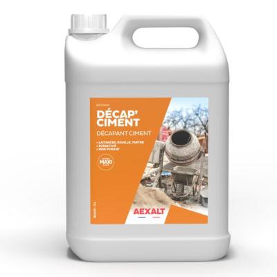 Dcap'ciment nettoyant bton rapide limine laitances BA430 (5L) - Aexalt