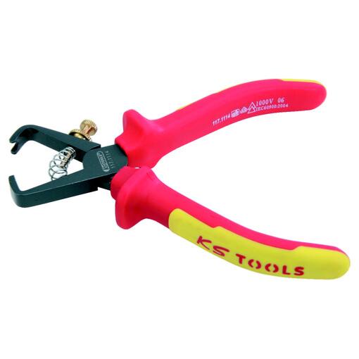 Pince à dénuder isolée ergotorque 160mm 6mm² - Ks Tools