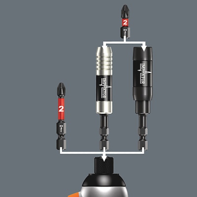 Embout Phillips/Cruciforme Impaktor IMP DC SB 851/4 PH2 50mm - Wera