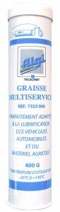 GRAISSE 400GR EP2 MULTISERVICE CARTOUCHE