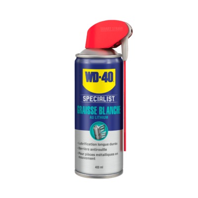 Graisse blanche lithium Specialist® lubrifie métal longue durée antirouille - WD40