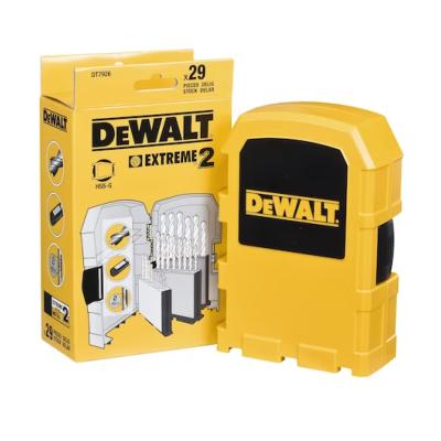 Forets métal HSS-G Extreme 1 à 13mm DT7926 (Coffret x29) - Dewalt