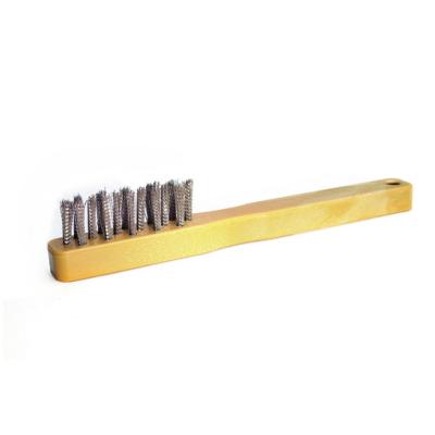 Brosse  bougie 3 rangs acier dur 180x20mm pour abrasif - Kibros