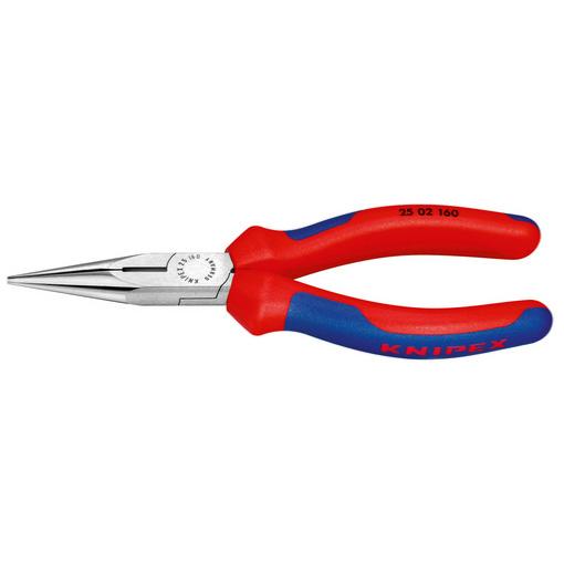 Pince à bec demi-rond 160mm droit - Knipex