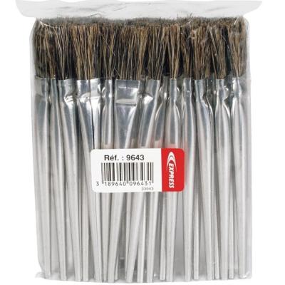 Pinceaux en crin 9643 sachet de 25  utiliss avec flux (Lot) - Express