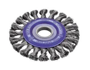 BROSSE CIRCULAIRE ACIER TORSADE Ø125 MM ÉP.13 MM AL.22,2 MM - Osborn