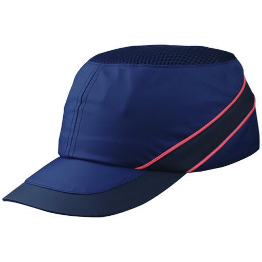 Casquette anti-heurt type base-ball aéré bleu marine visière - Delta Plus