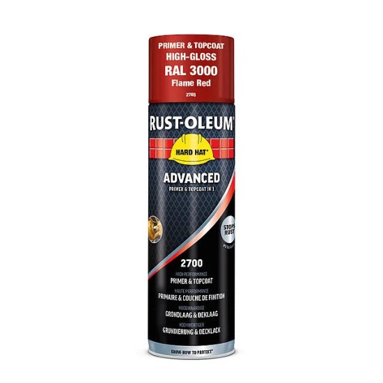 Peinture 2 en 1 Primaire et Finition Hard Hat® Advanced 500ml - Rust-Oleum