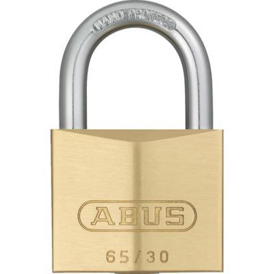 Cadenas  cl laiton traditionnel srie 65 30mm s'entrouvrant N.6301 - Abus