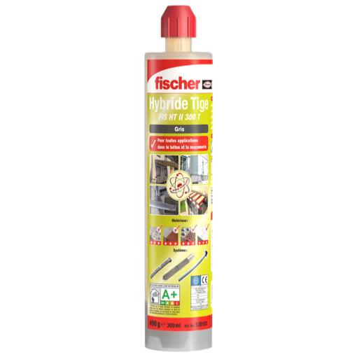 Résine hybride fis ht ii 300t ton gris 300ml (520103) - Fischer